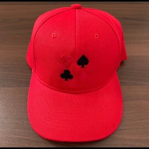 Heart Diamond Spade Clover Red Cap